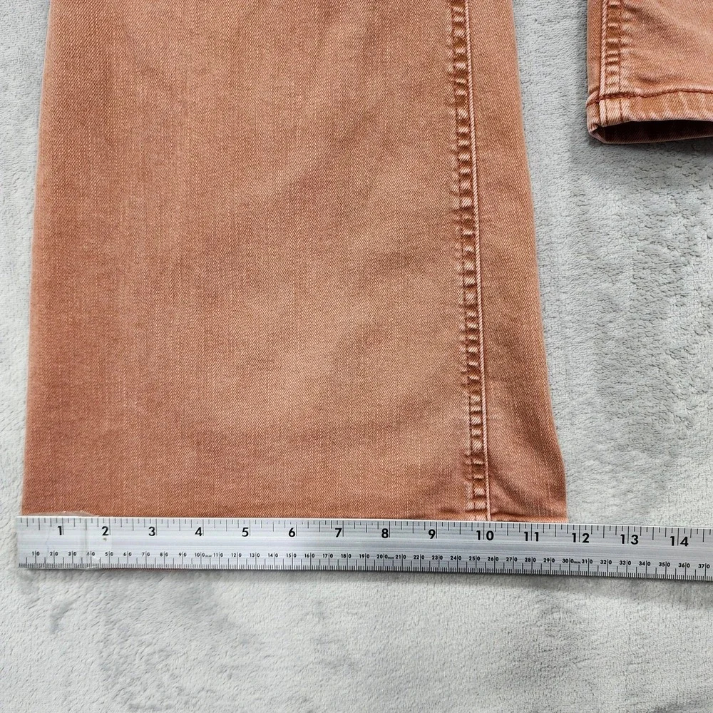 Maurices M Jeans Womens 18W SHORT Brown Sculptress High Rise Flare Stretch_12